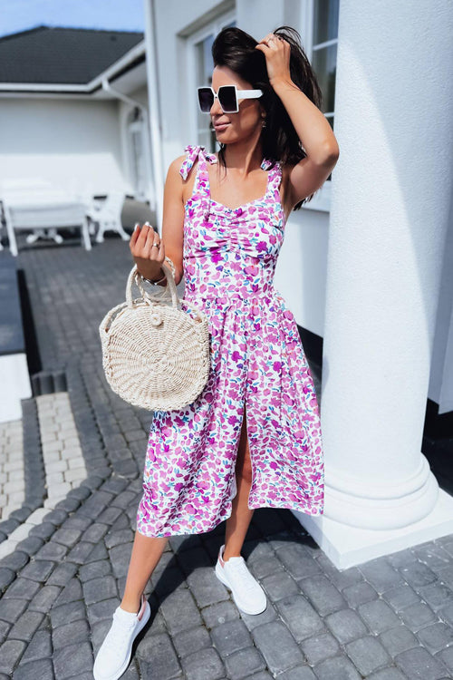 How I Feel Floral Print Midi Dress - 2 Colors