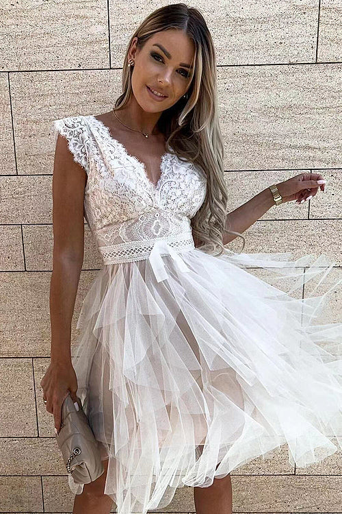 Absolutely Stunning Lace Mini Dress - 3 Colors