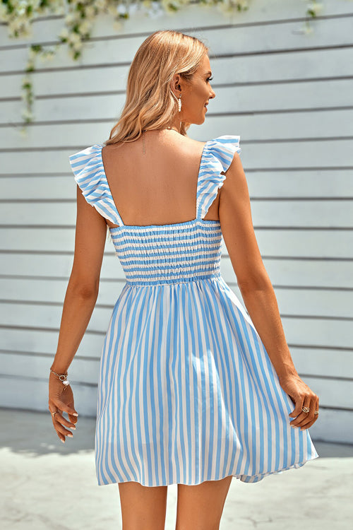 Loveliest Look Striped Off Shoulder Mini Dress - 3 Colors