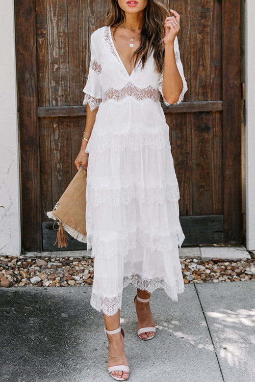 Love And Affection Lace Maxi Dress - 3 Colors