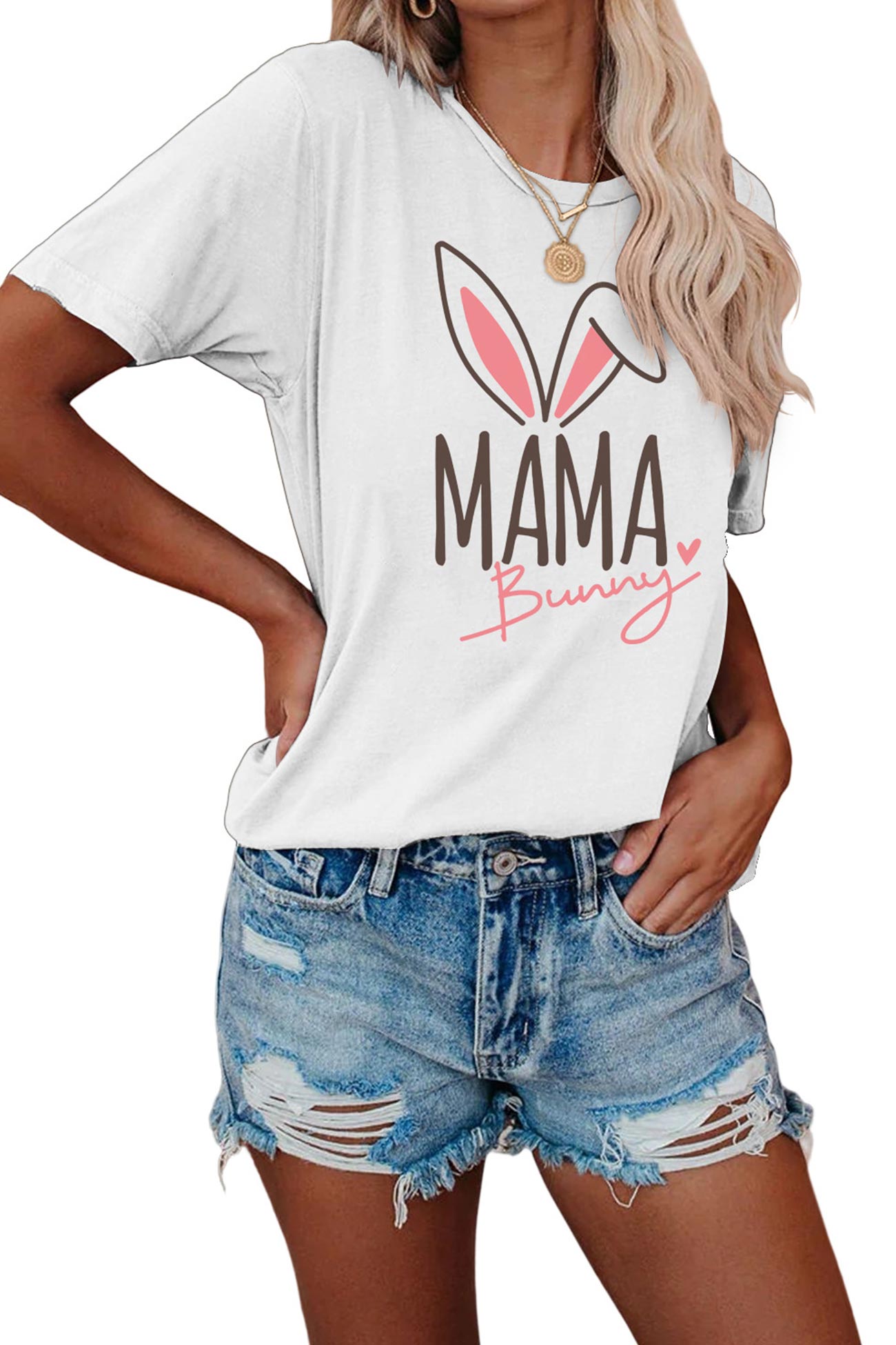 Mama Bunny Graphic T-shirt