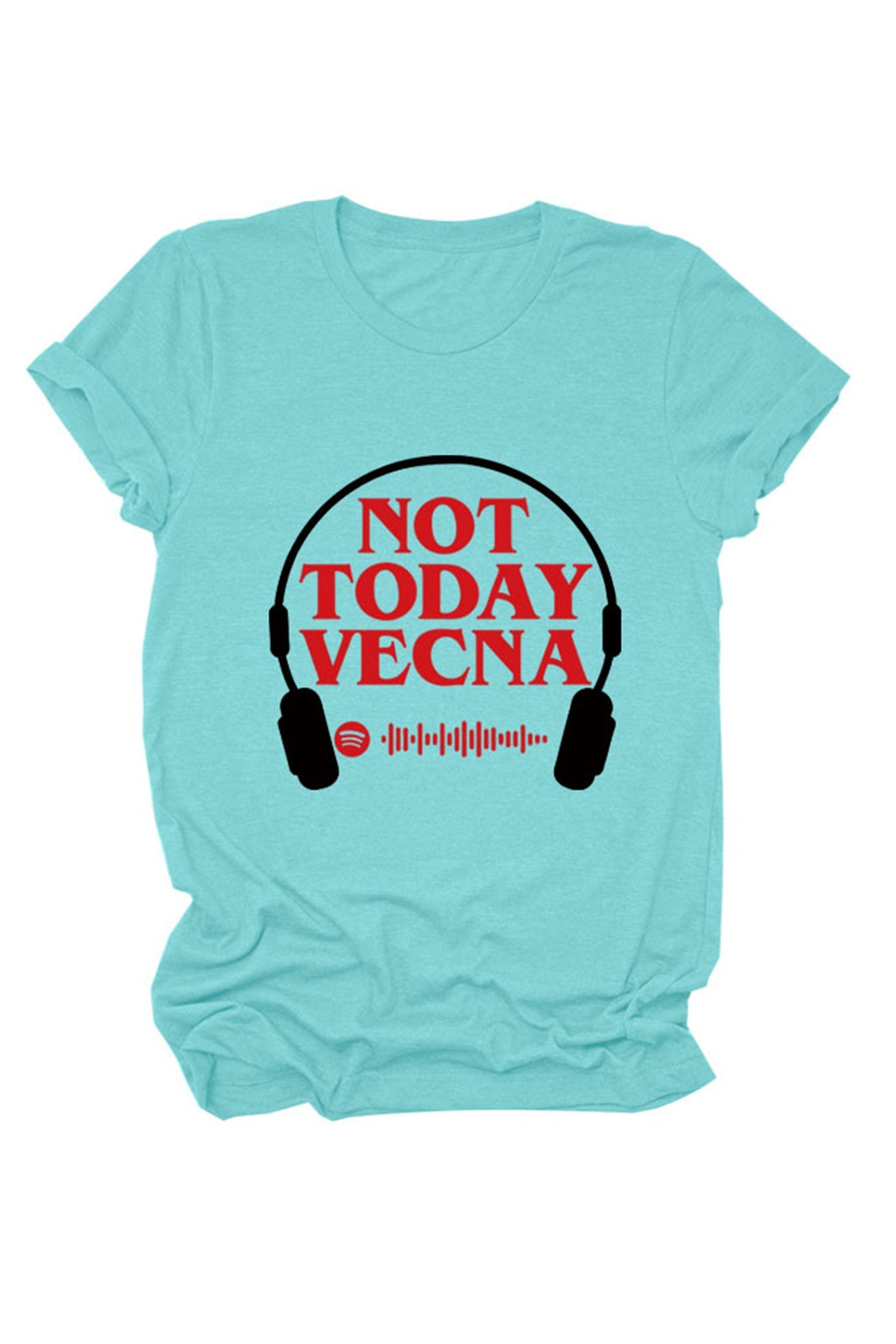Not Today Vecna Printed T-shirt