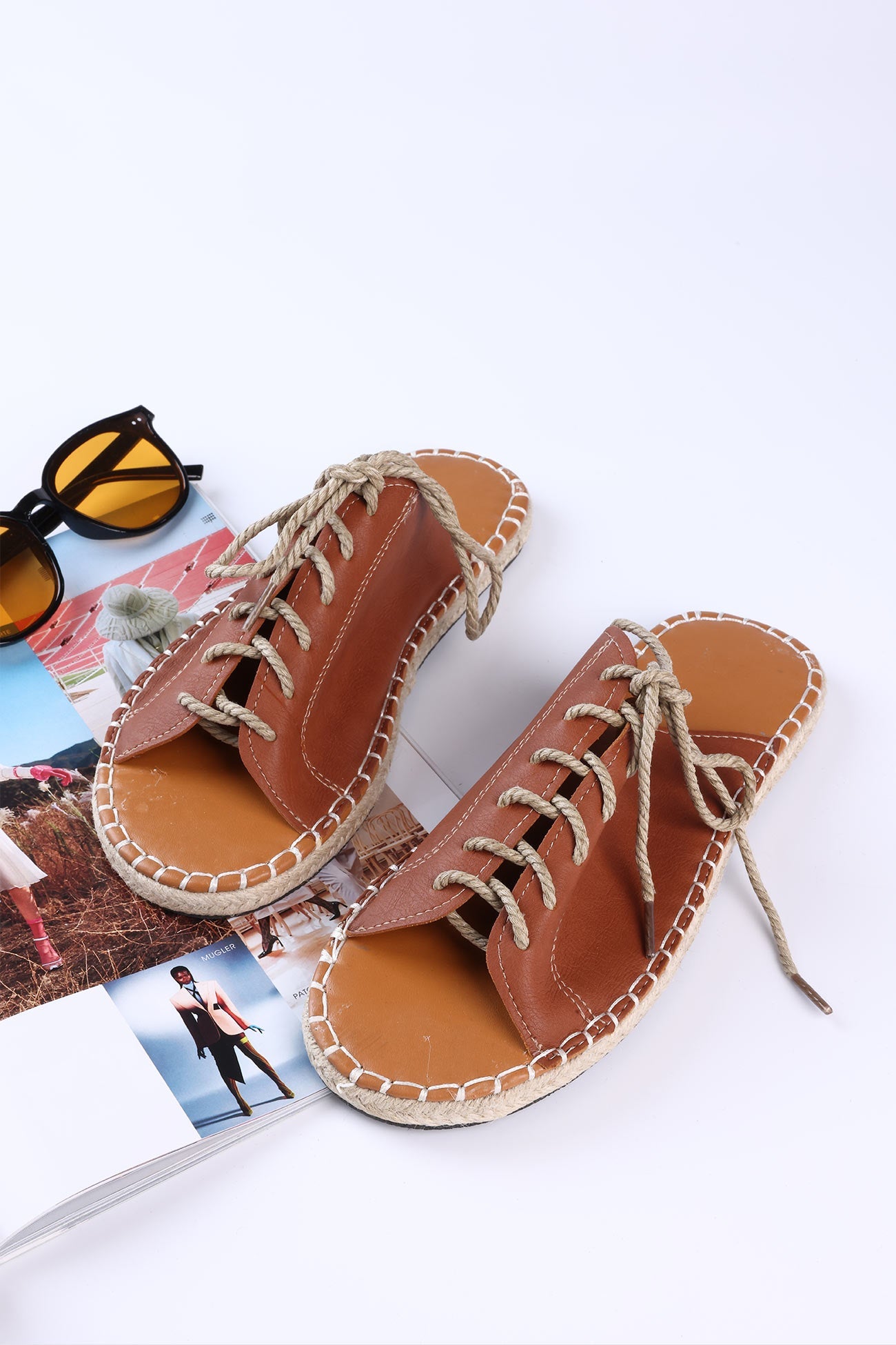 Woven Flat Sandals