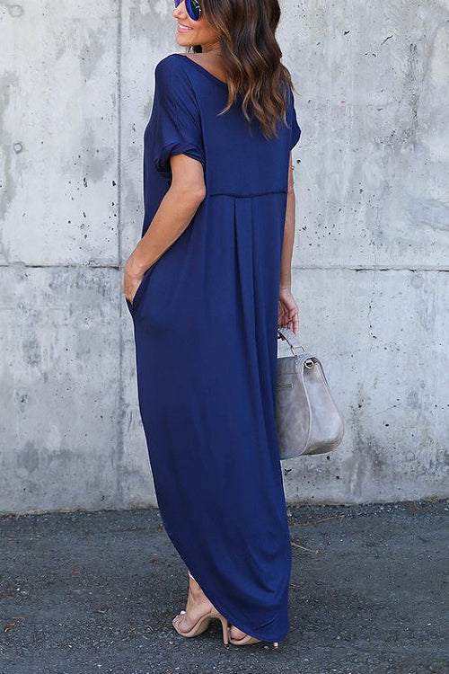 Ocean of Elegance Pocket Maxi Dress - 5 Colors