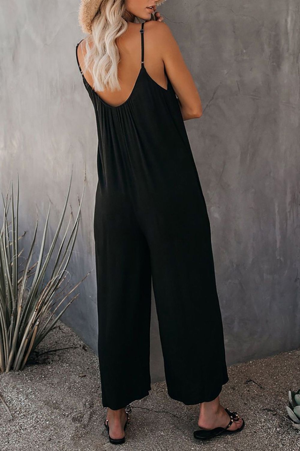 Sling Wide-Leg Jumpsuit