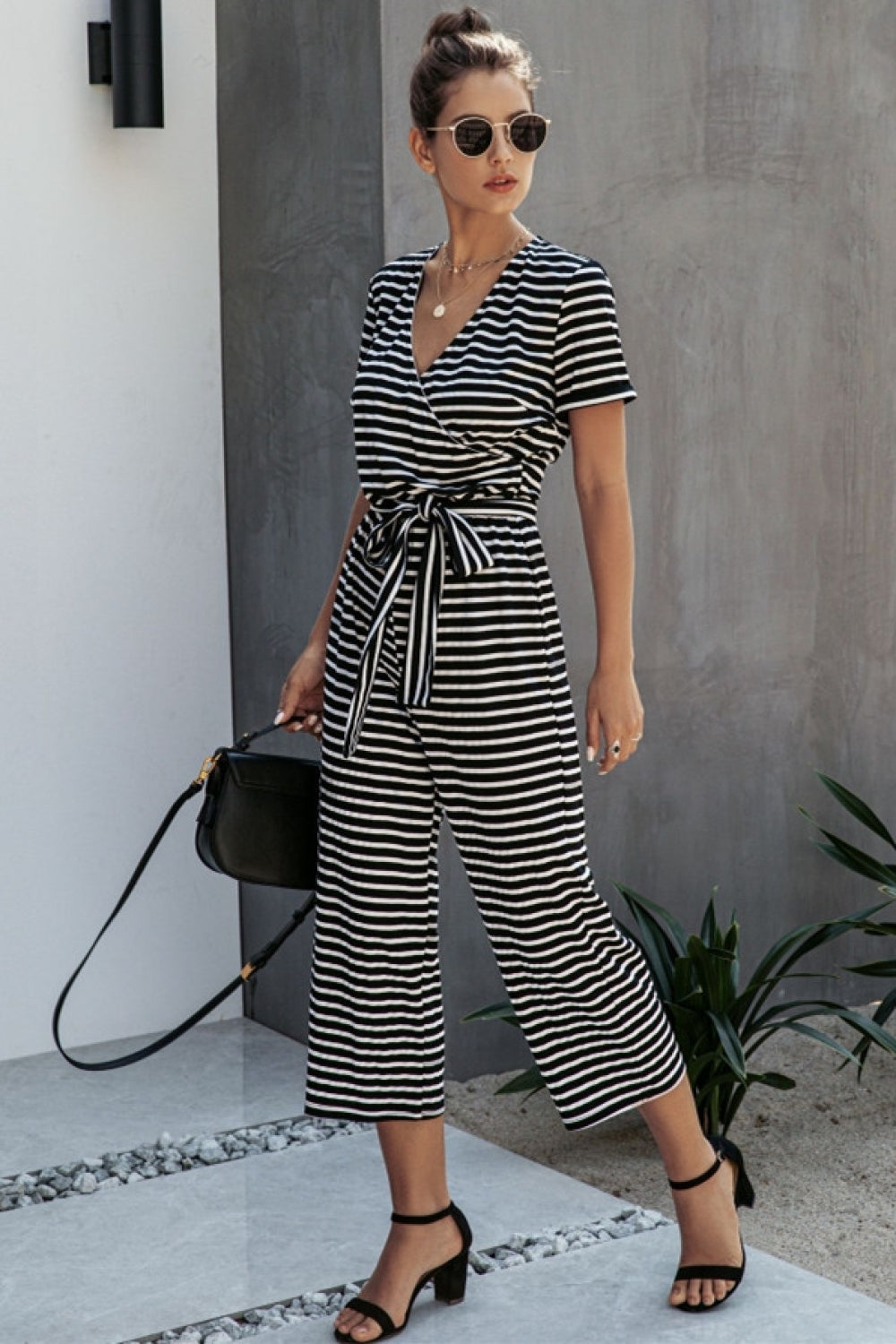 Nice Day Striped Jumpsuit