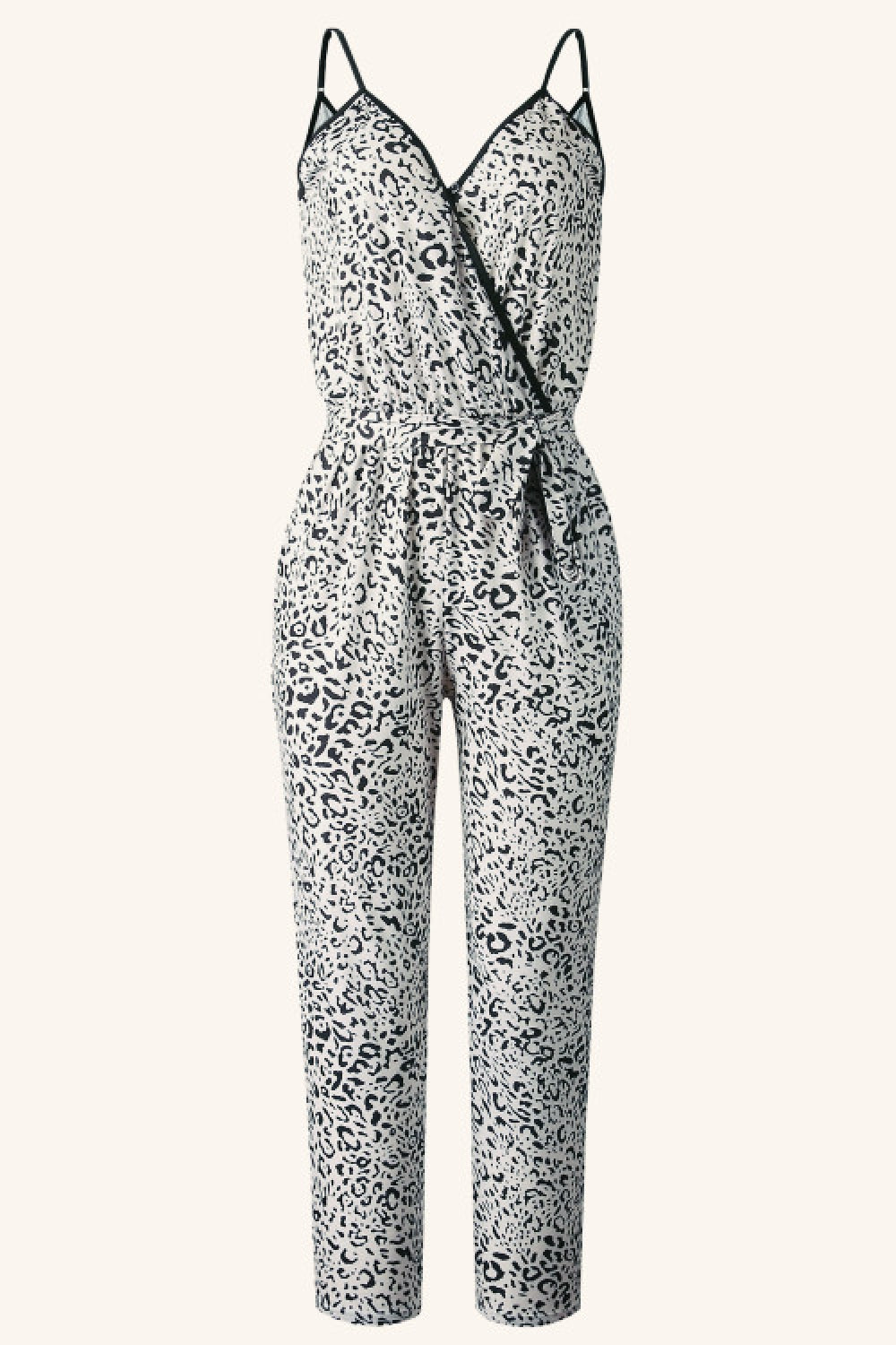 Face Power Leopard Jumpsuit