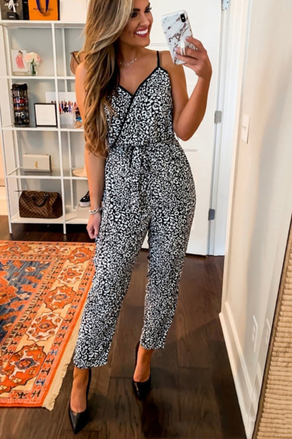 Face Power Leopard Jumpsuit